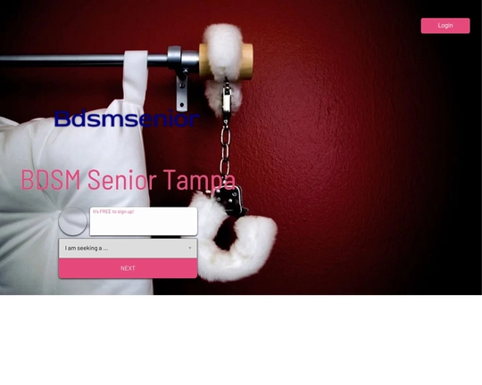 BDSM Senior Dating Tampa Logo